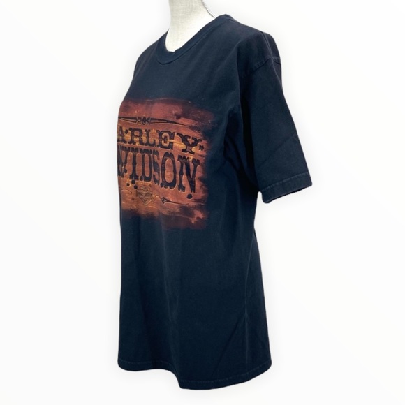 HARLEY-DAVIDSON Men’s/Unisex Black Short Sleeve Graphic Tee Shirt Size Large - Picture 3 of 9